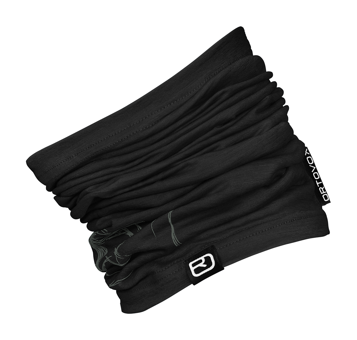 Ortovox 120 Tec Logo Neckwarmer UNI černá