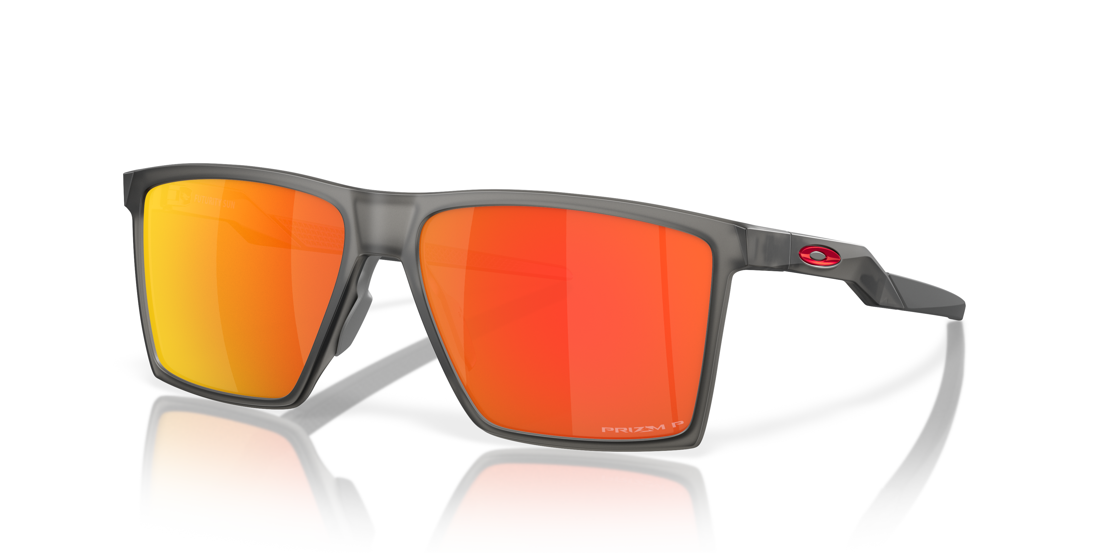 Oakley Futurity Sun Satin Grey Smoke w/ Prizm Ruby Polarized šedá