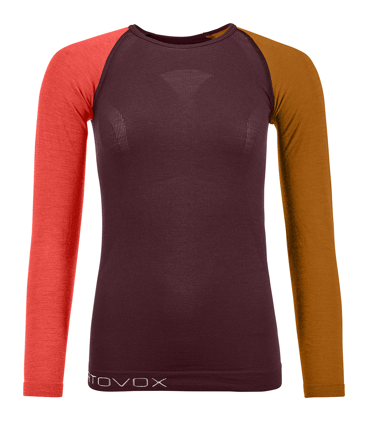 Ortovox 120 Comp Light Long Sleeve W M vínová