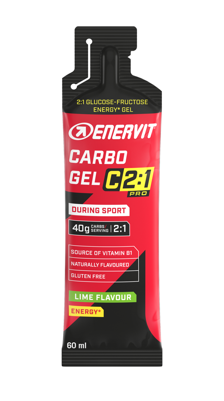 Enervit Carbo Gel C2:1 - limetka 60