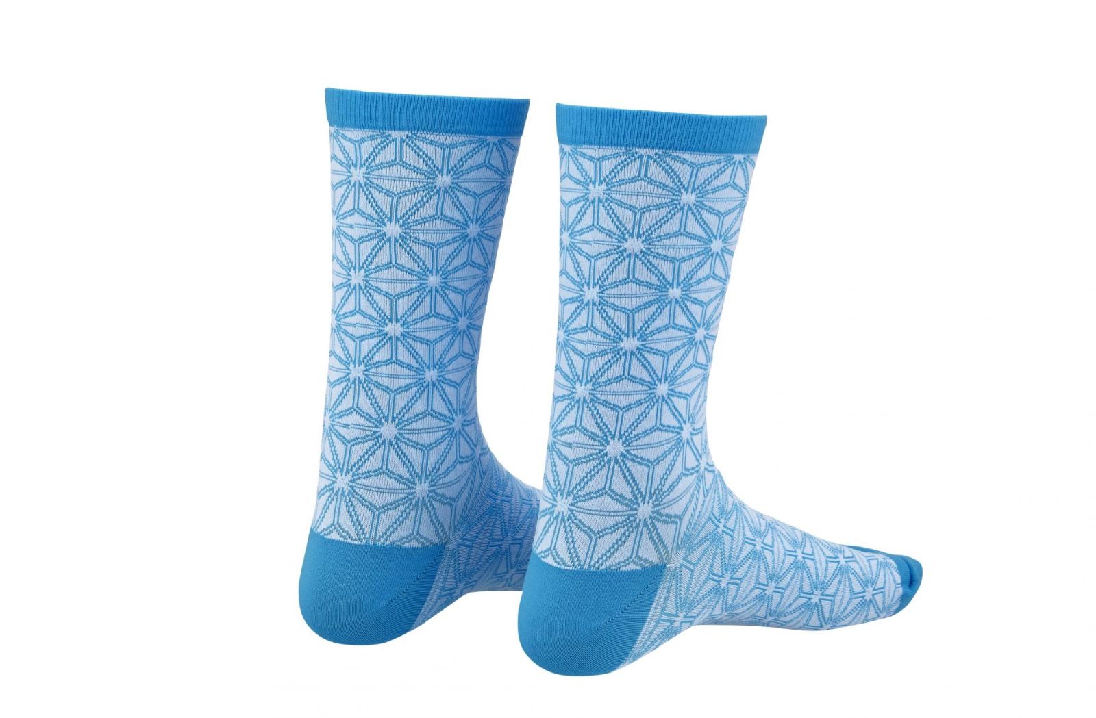 Supacaz Socks - Asanoha L/XL bílá