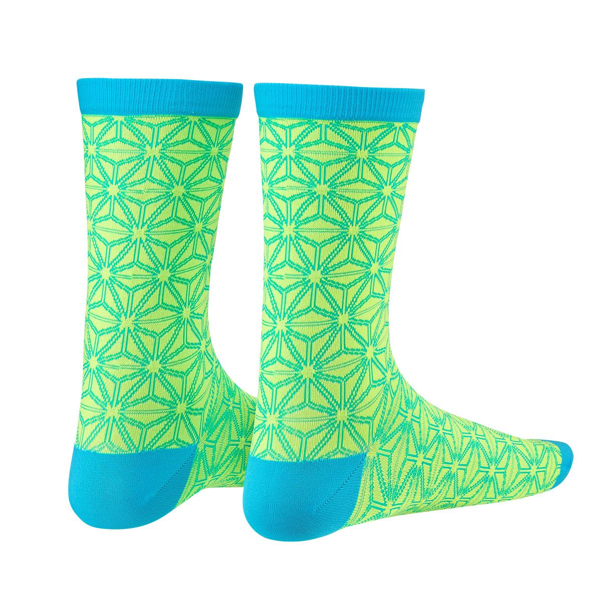 Supacaz Socks - Asanoha L/XL modrá